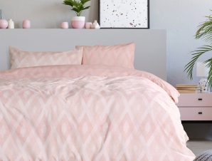 Κουβερλί Μονό (160×245) Kocoon Rombus Pink